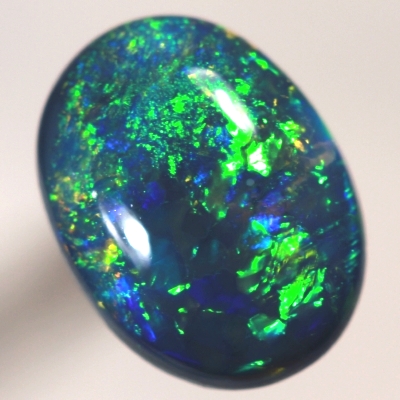 SOLID BLACK OPAL Top quality. Sparkling greens. SEE VIDEO